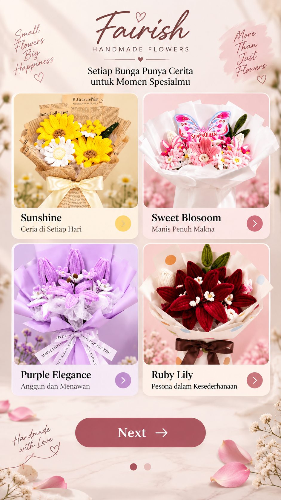 Menu produk Fairish 1