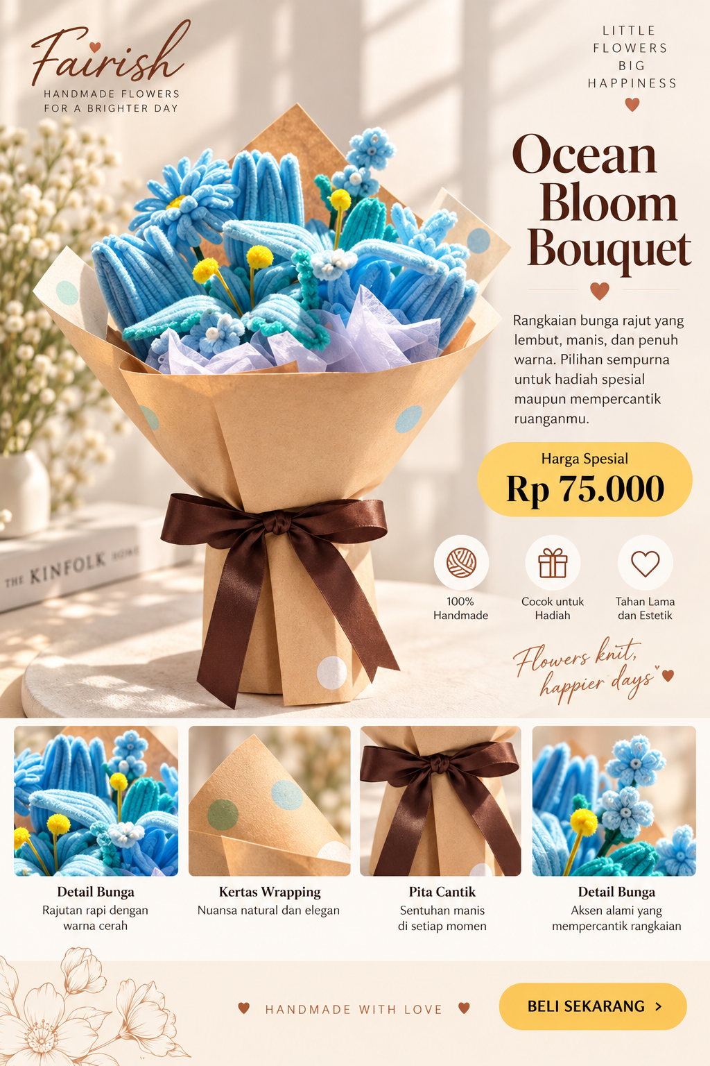 Ocean Bloom Bouquet