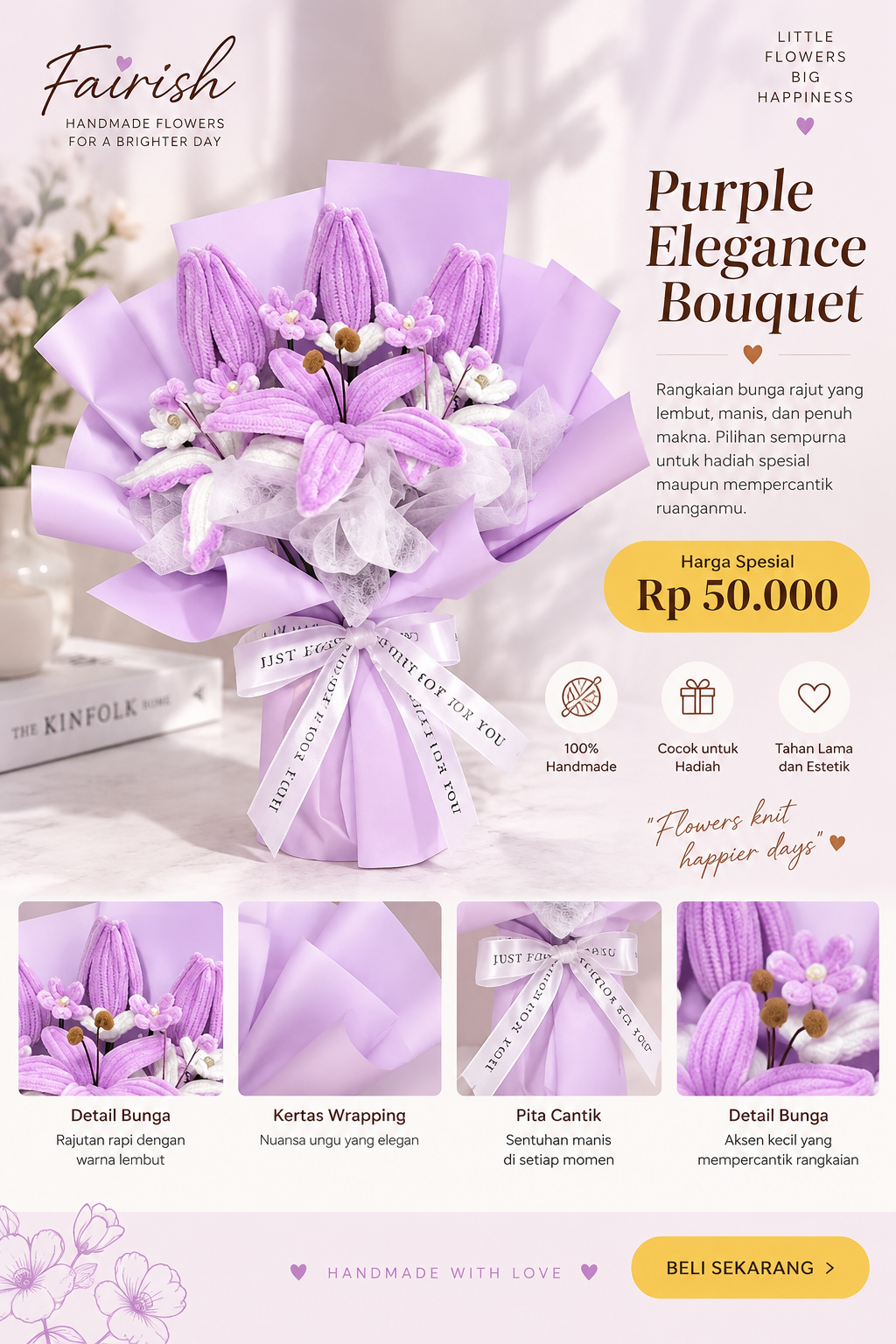 Purple Elegance Bouquet